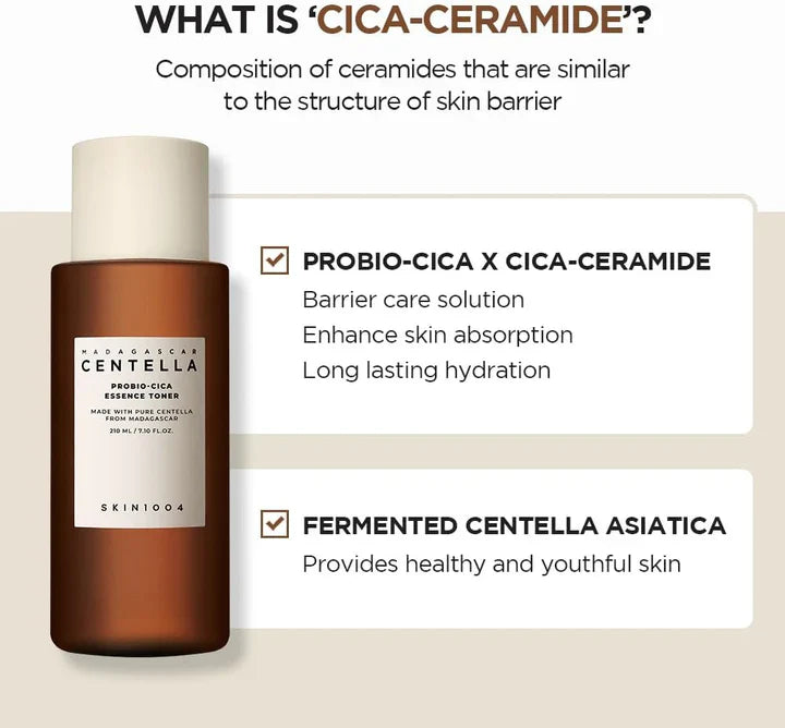 Skin1004 Madagascar Centella Probio-Cica Essence Toner 210 ML😍