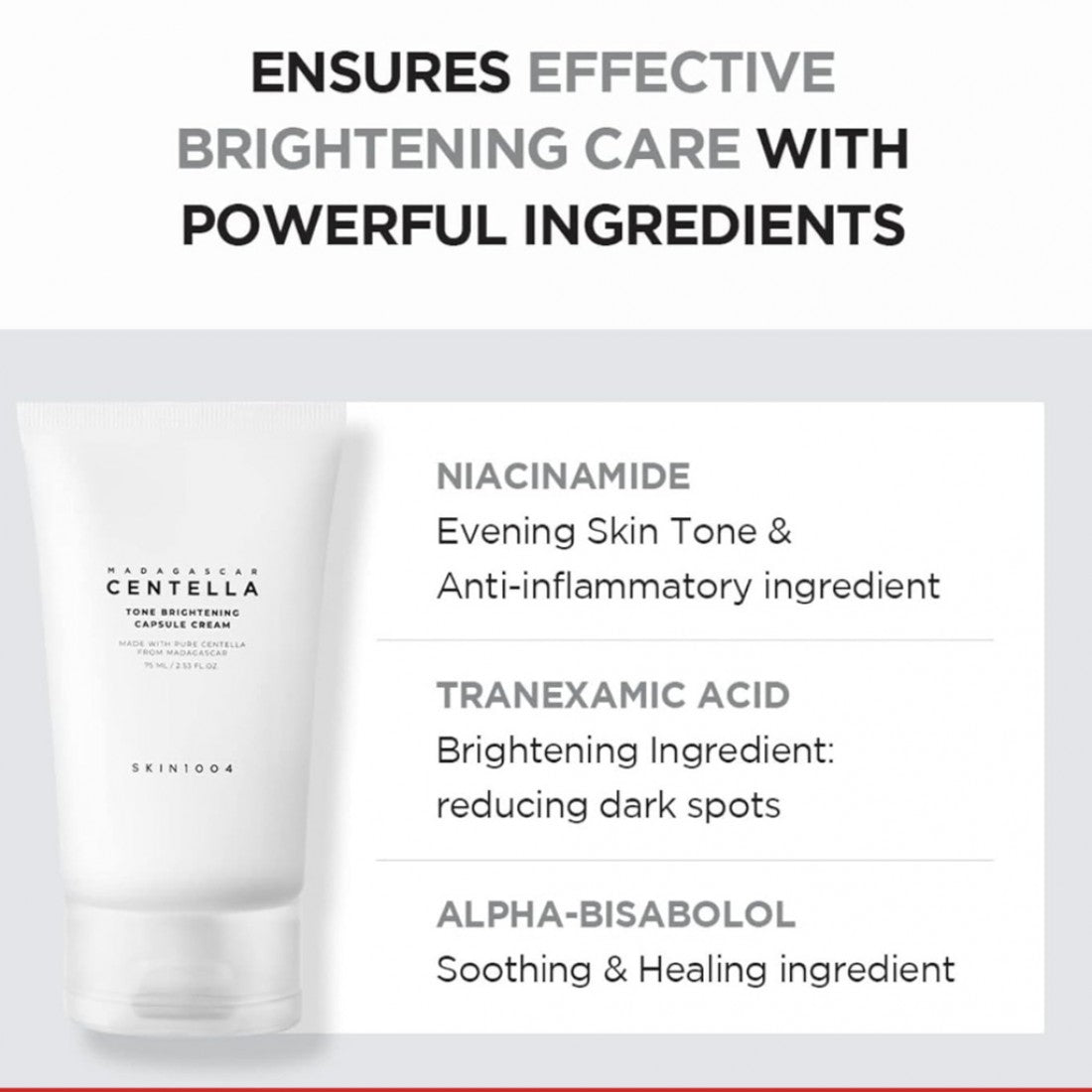 Skin 1004 Centella Tone Brightening Capsule Cream 75 ML.
