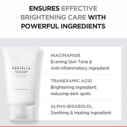 Skin 1004 Centella Tone Brightening Capsule Cream 75 ML.
