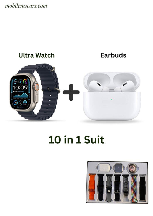 Ultra Watch (7in1)+ Earbuds pro