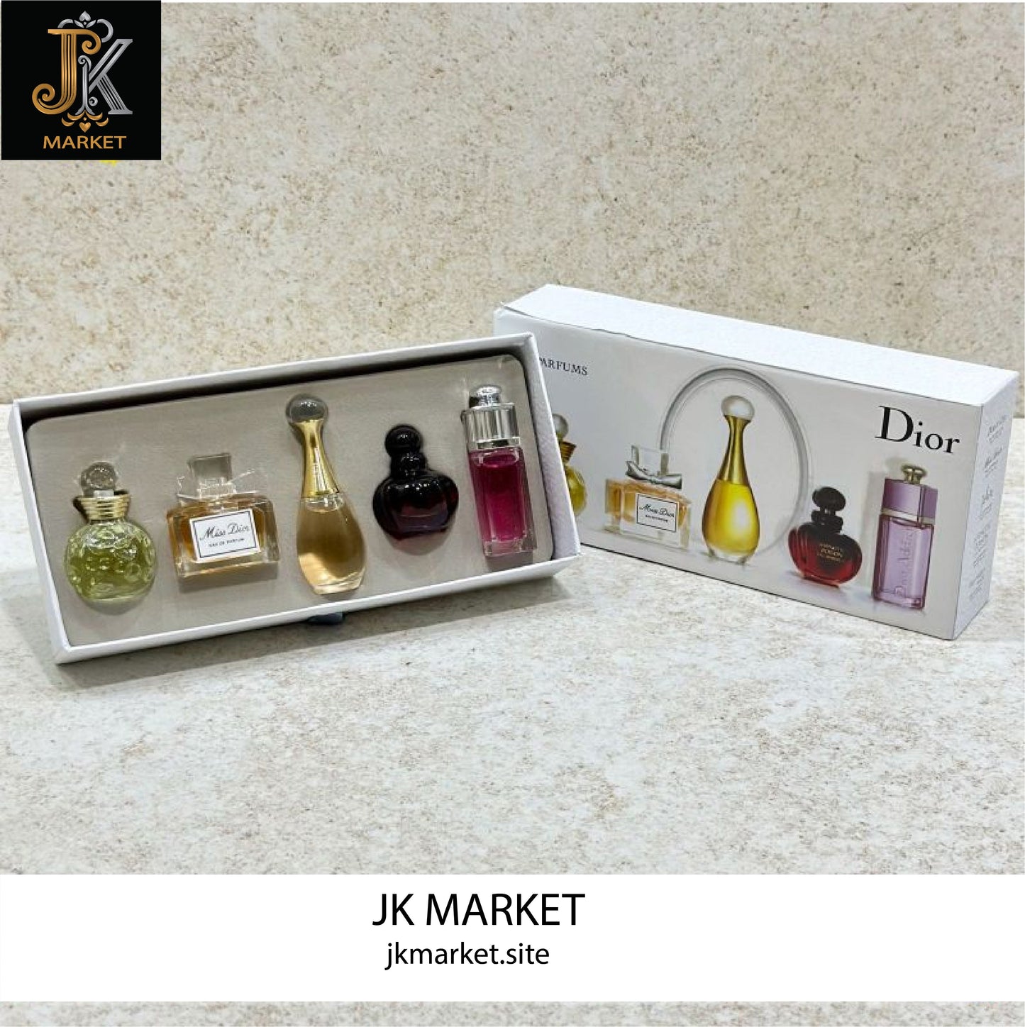Dior 5 Pcs perfume Set For Women