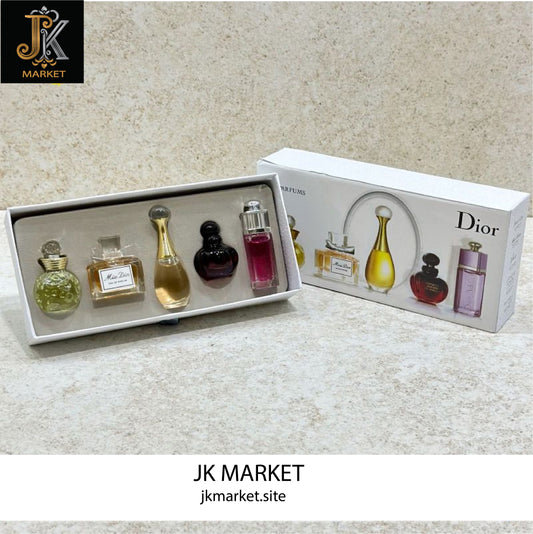 Dior 5 Pcs perfume Set For Women